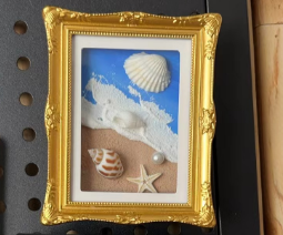 Shell Magnet wholesale shell craft – MAG-S01-R023, view 1