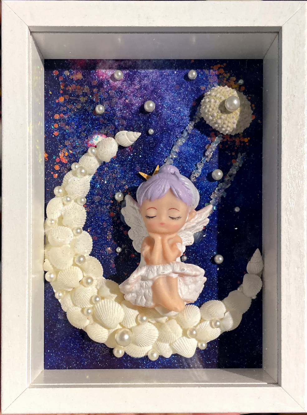 Shell Tabletop Display wholesale shell craft – FRAME-S02-R010, view 1