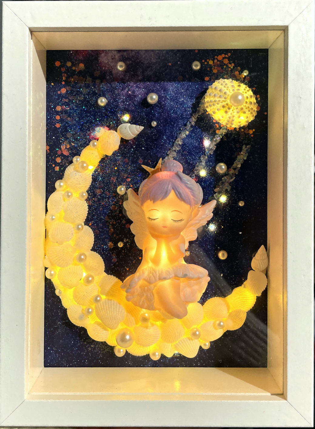 Shell Tabletop Display wholesale shell craft – FRAME-S02-R008, view 1