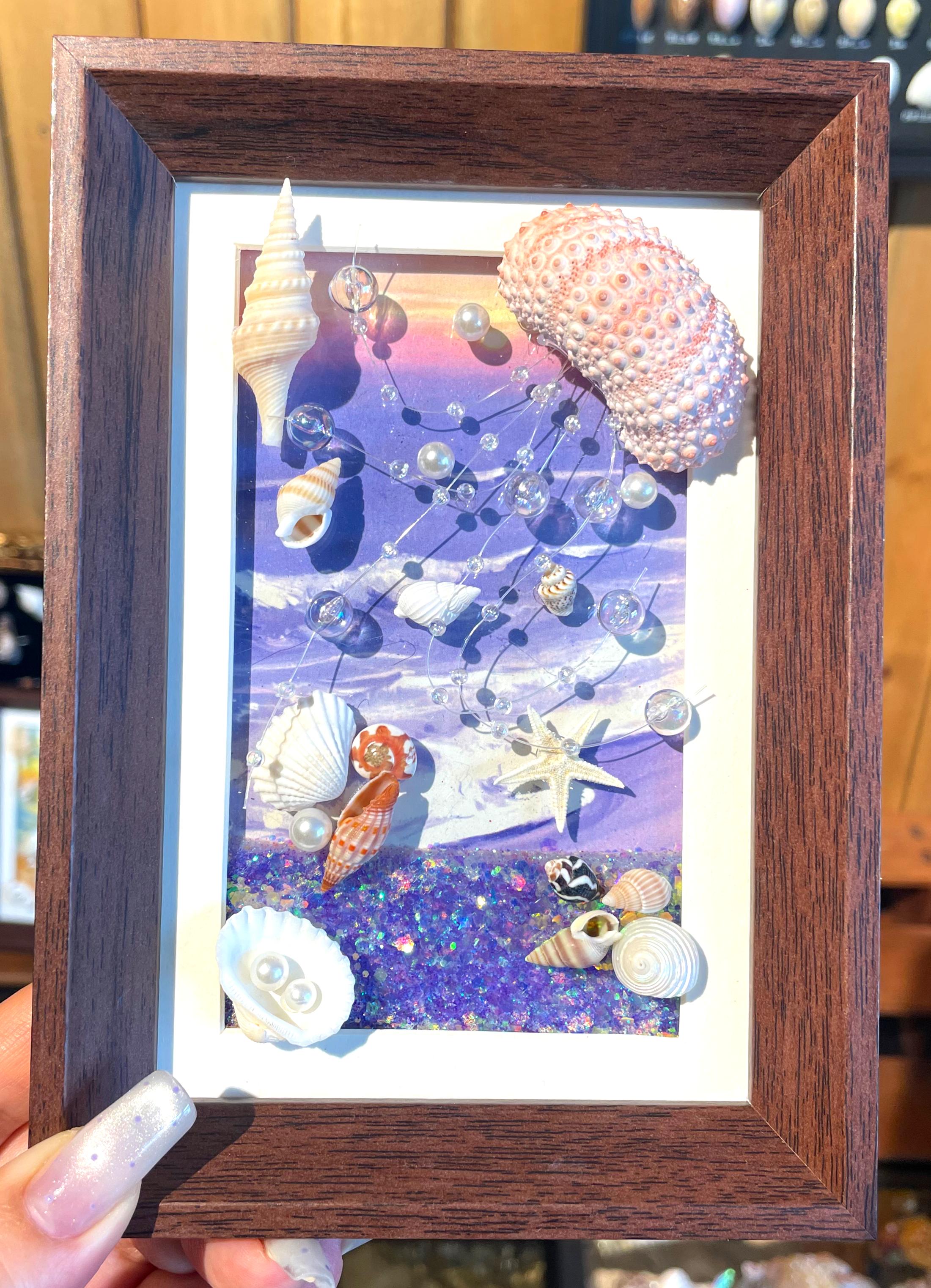 Shell Photo Frame wholesale shell craft – FRAME-S02-R005, view 1