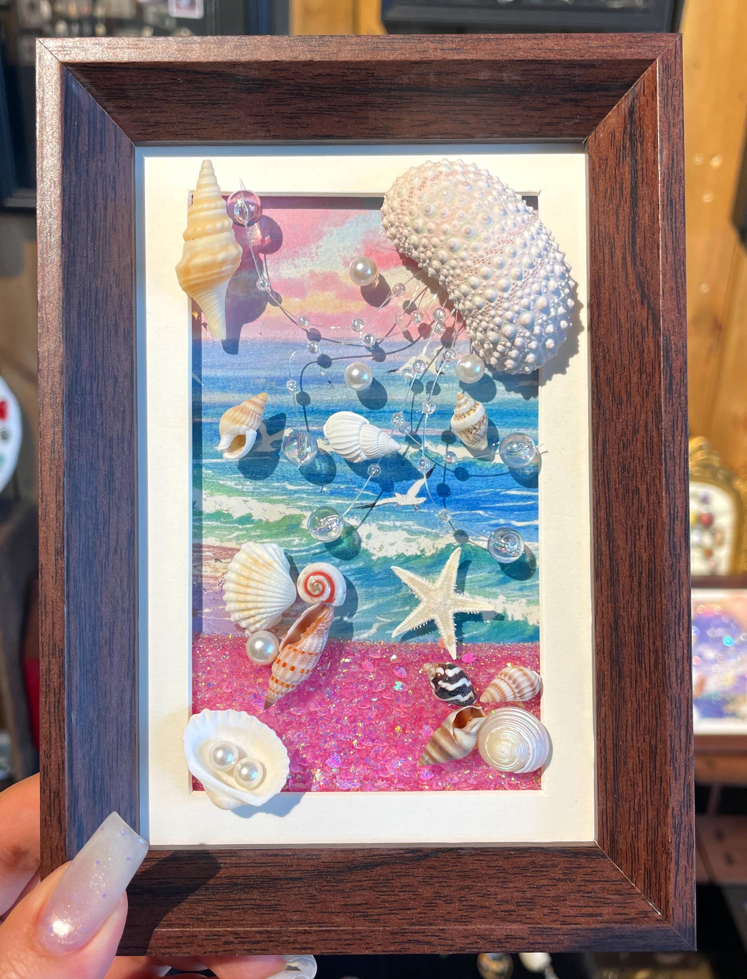Shell Photo Frame wholesale shell craft – FRAME-S02-R006, view 1