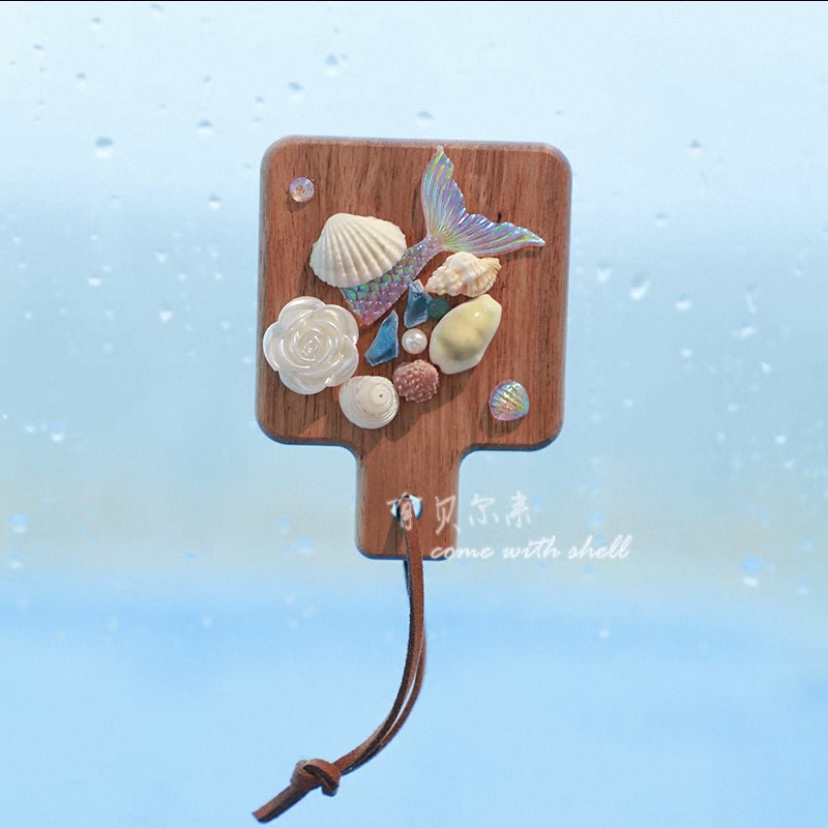 Shell Magnet wholesale shell craft – MAG-S01-R001, view 4